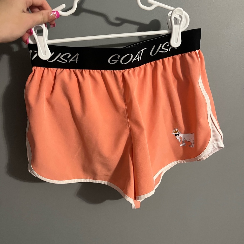 Peachy color GOAT shorts
